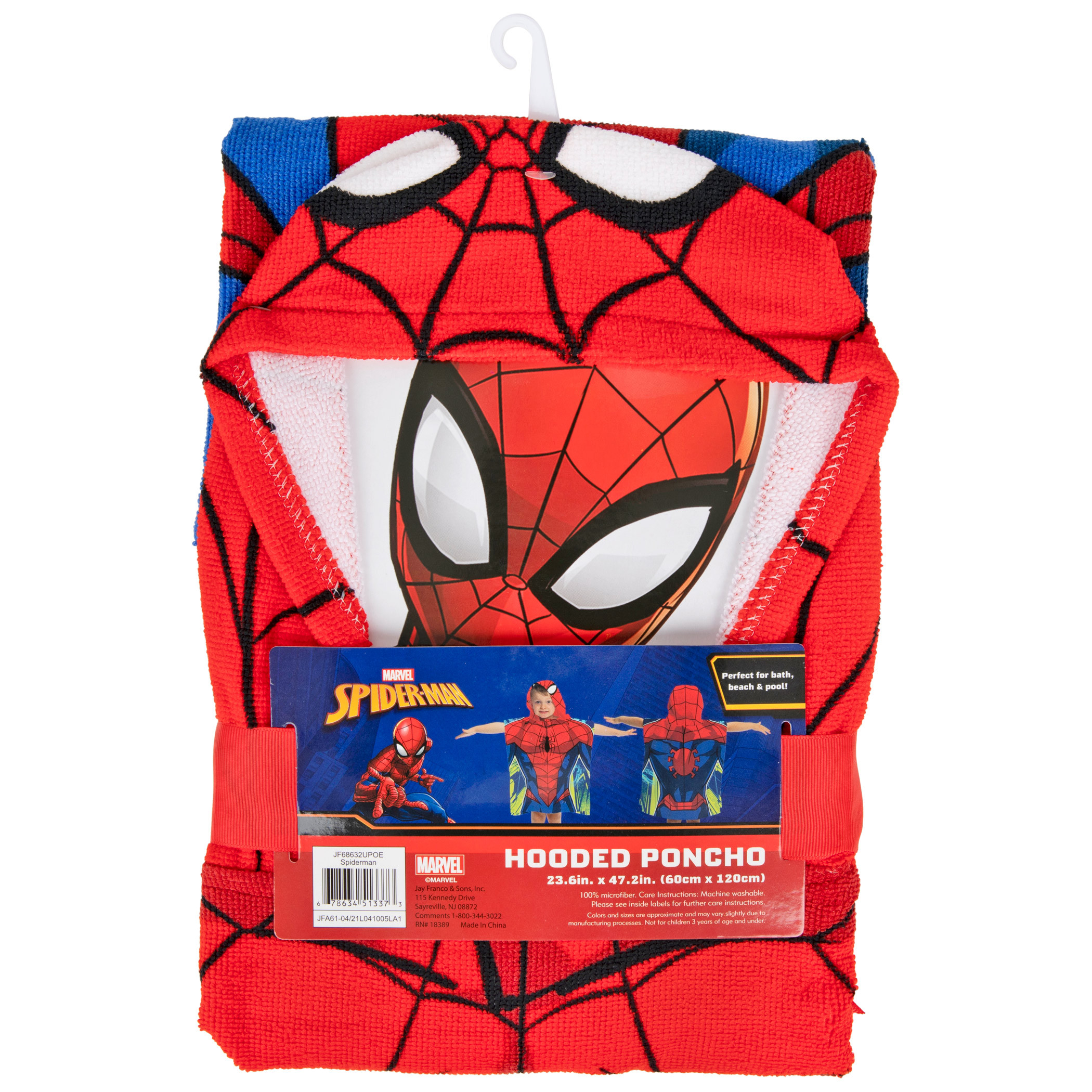 Marvel Comics Spider-Man Hooded Beach Towel